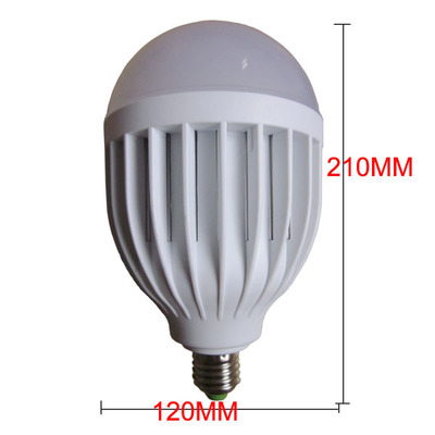 【24W LED5730貼片 48燈 塑料球泡燈 恒流 ac95-265v】?jī)r(jià)格,廠家,圖片,LED球泡燈,崇左市晶光輝照明-
